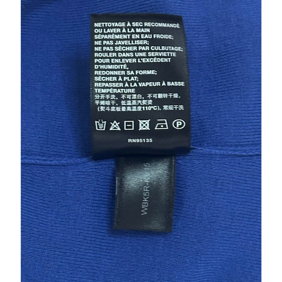 New $1298 LAFAYETTE 148 NY Asymmetric Crepe Godet Midi Skirt Tile Blue 3X Career - Picture 8 of 11